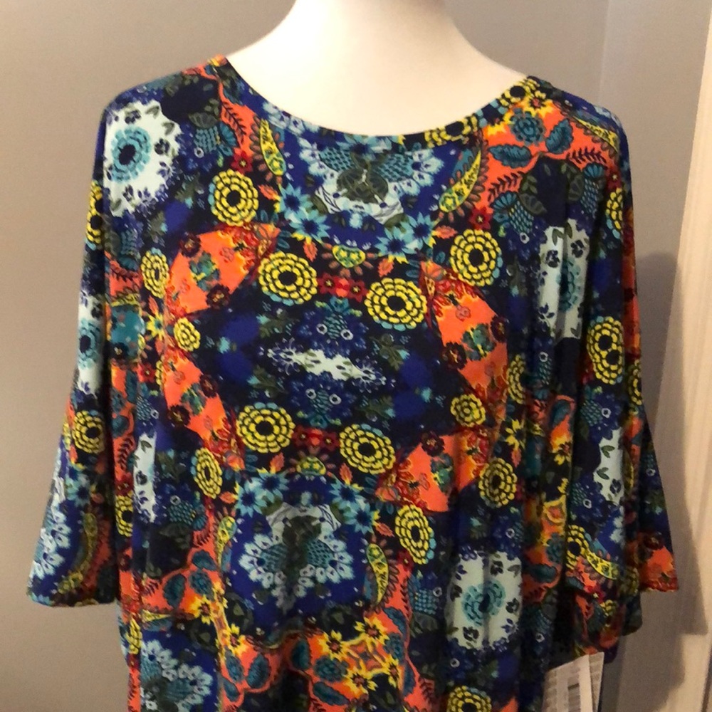 3XL LuLaRoe Irma tunic top new vibrant colors